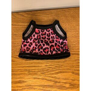Webkinz pink cheetah print tank top